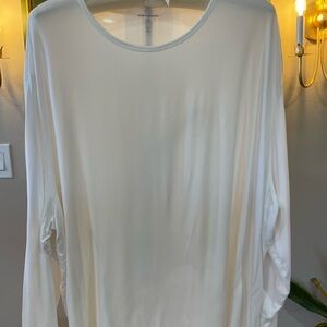 Cozy Earth Women's Bamboo Stretch-Knit Long Sleeve Lounge Tee